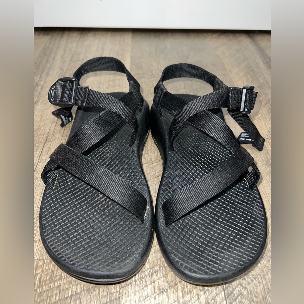 Chaco Black Strappy Sport Sandals